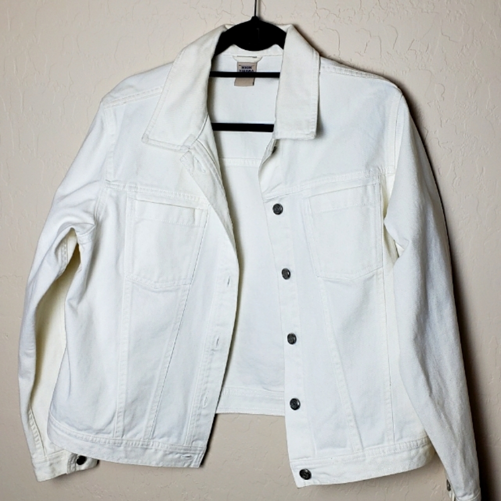 White Denim Jacket